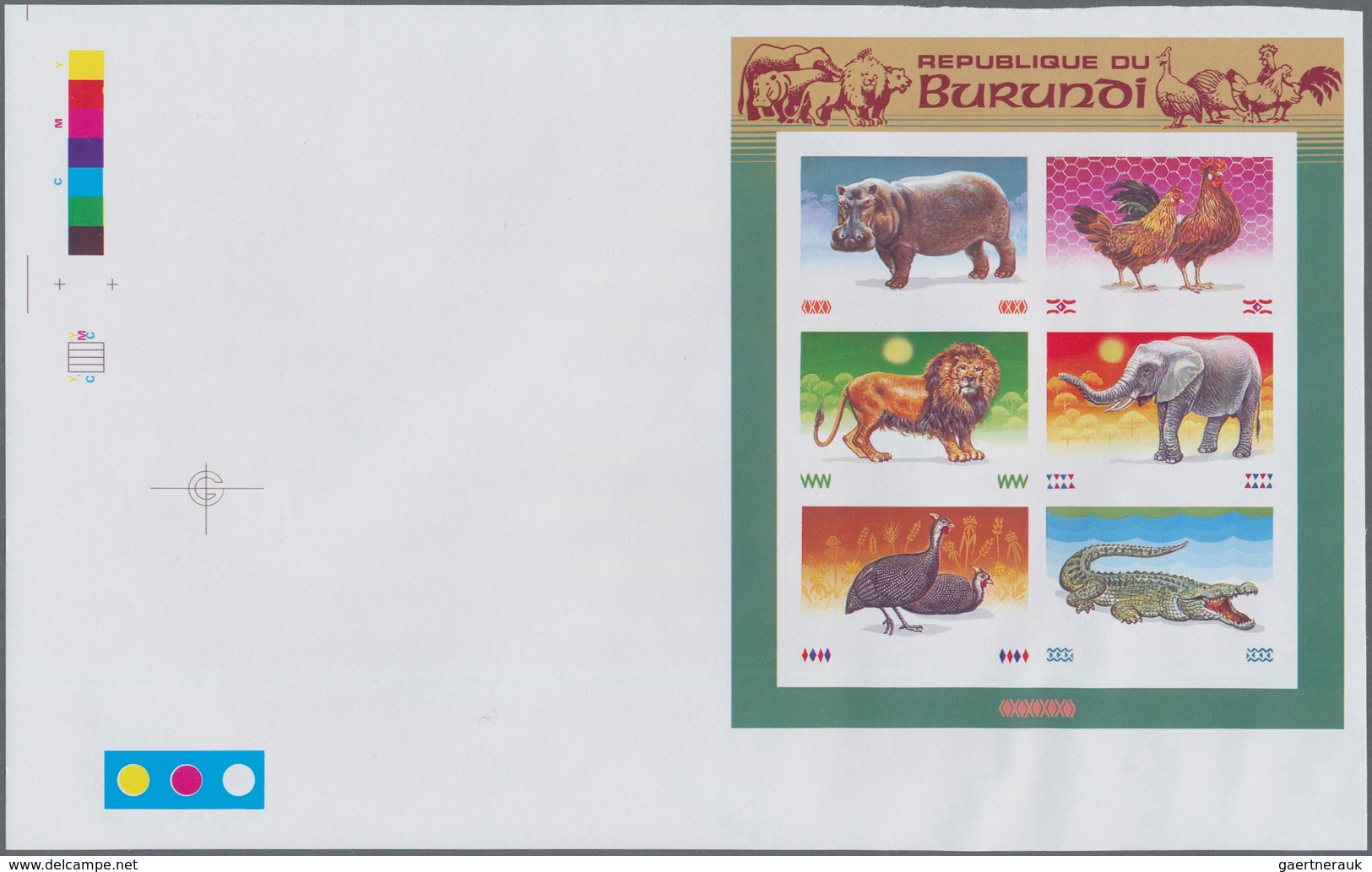 Burundi: 1965/1980 (ca.), duplicated accumulation in large box with mostly IMPERFORATE single stamps