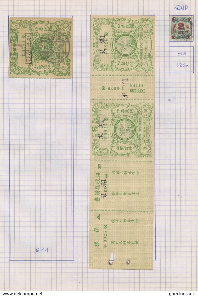 China: 1912/47, Collection On Self-made Album Pages, From The Coiling Dragon Overprints, Early Comme - Sonstige & Ohne Zuordnung