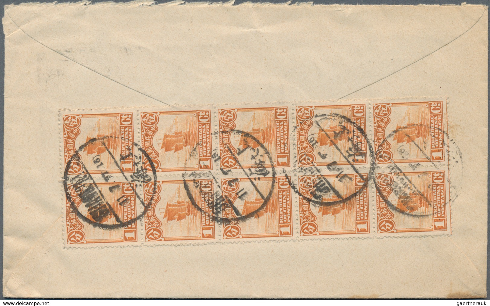 China: 1913/33, junk/reaper, covers (23 + 2 fronts) to Switzerland inc. surcharged, registration.