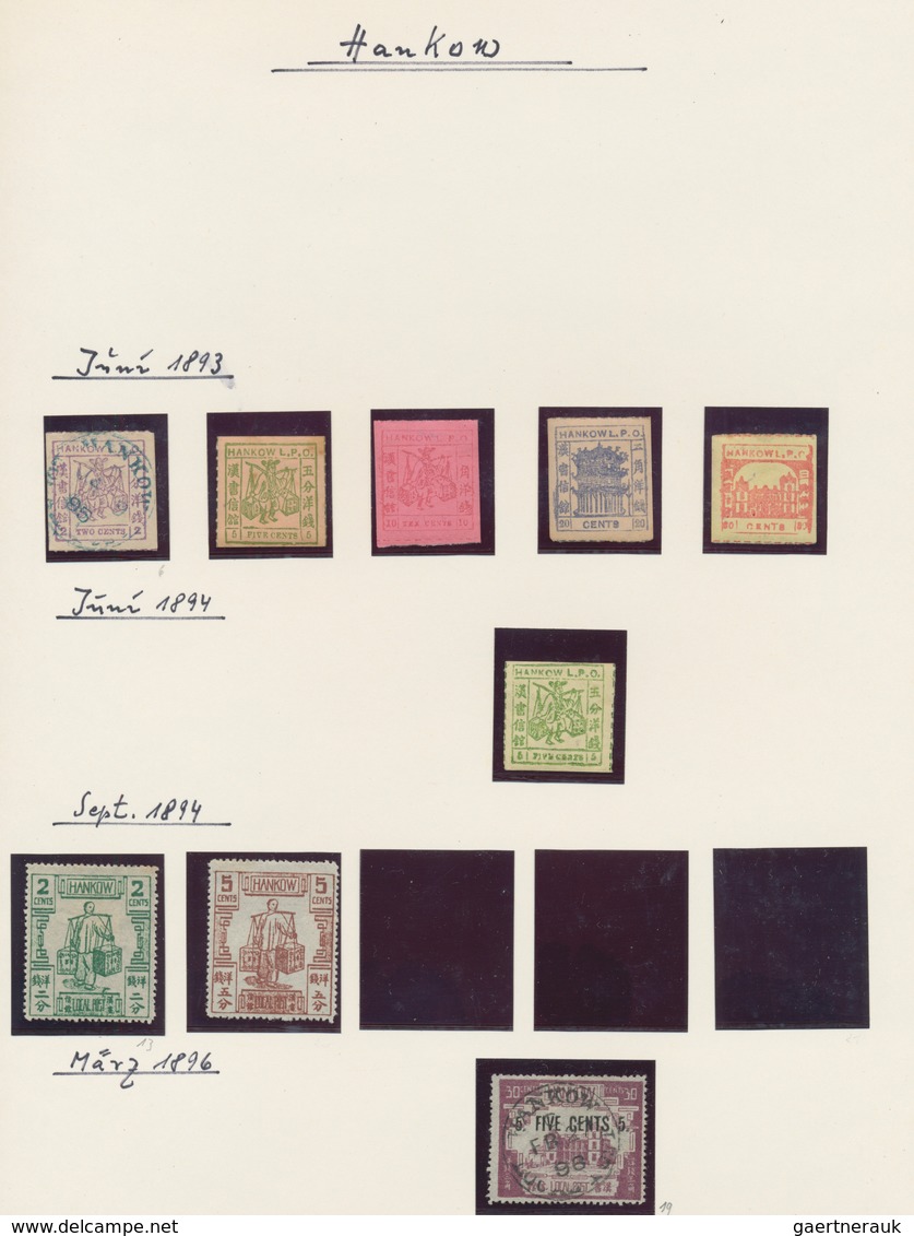 China - Lokalausgaben / Local Post: 1893/97 (ca.), Amoy-Wuhu, Mint And Used Collection In Hingeless - Other & Unclassified