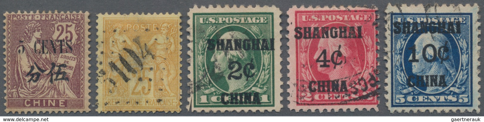 China - Fremde Postanstalten / Foreign Offices: 1880/1922 (ca.), German Offices Inc. Forerunners, Fr - Autres & Non Classés