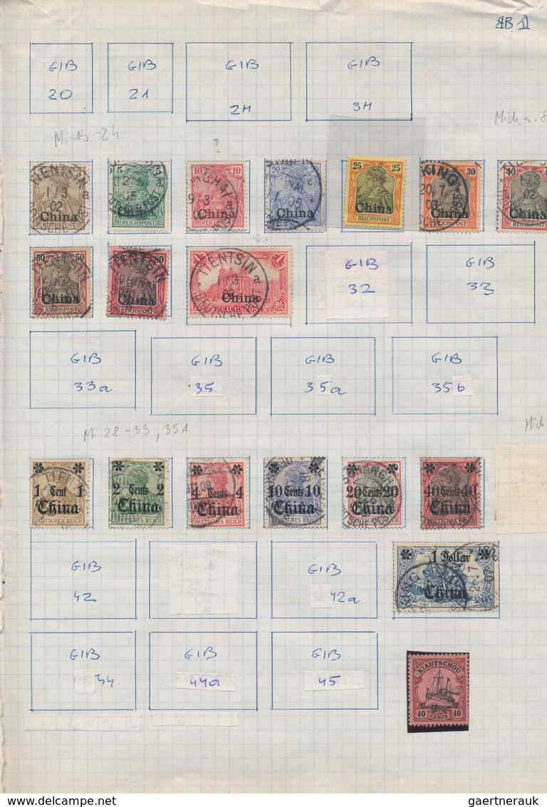 China - Fremde Postanstalten / Foreign Offices: 1880/1922 (ca.), German Offices Inc. Forerunners, Fr - Otros & Sin Clasificación