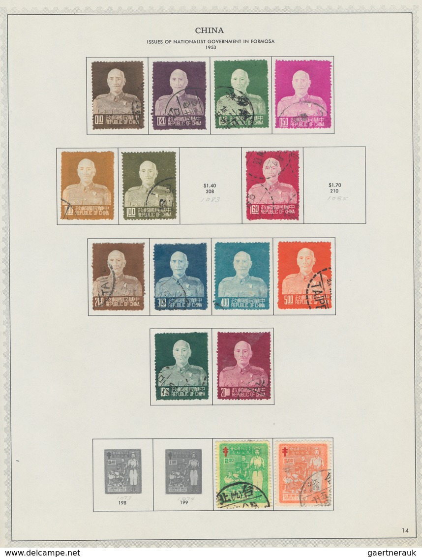 China - Taiwan (Formosa): 1945/80, Mint (inc. NG As Issued) And Few Used On Minkus Pages, Inc. Sets - Used Stamps