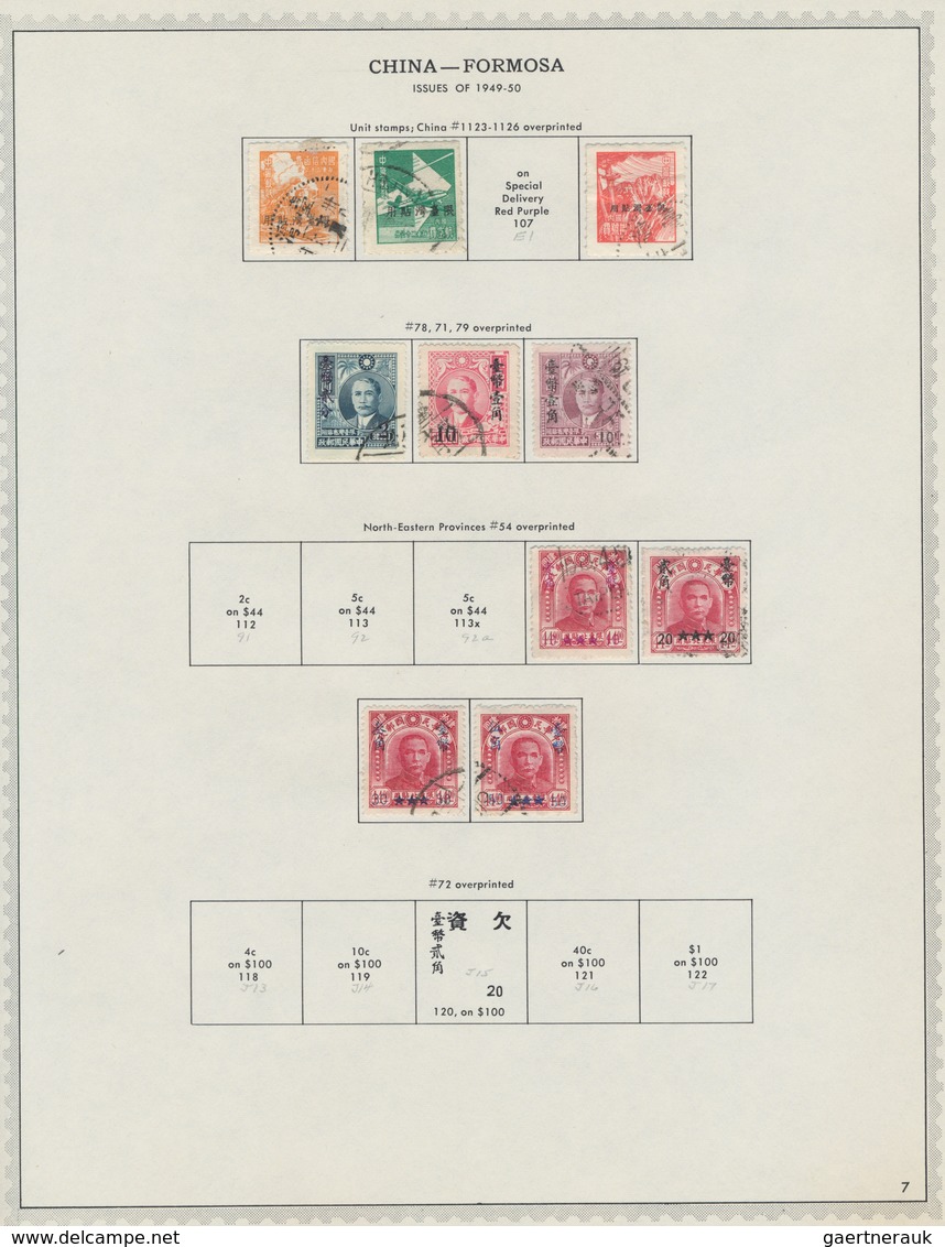 China - Taiwan (Formosa): 1945/80, mint (inc. NG as issued) and few used on Minkus pages, inc. sets