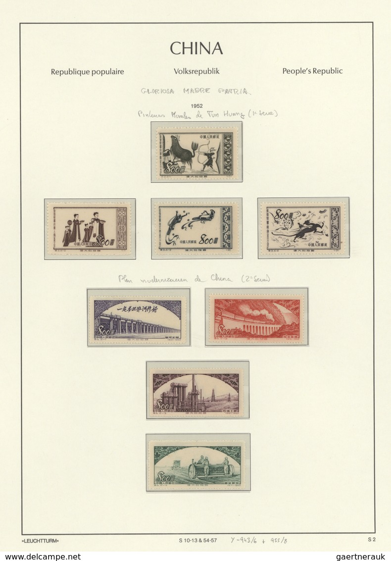 China - Volksrepublik: 1949/2013, largely complete collection of the PRC, including a number of s/s,