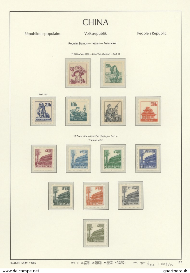 China - Volksrepublik: 1949/2013, largely complete collection of the PRC, including a number of s/s,