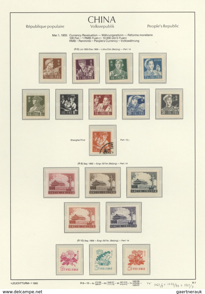 China - Volksrepublik: 1949/2013, largely complete collection of the PRC, including a number of s/s,