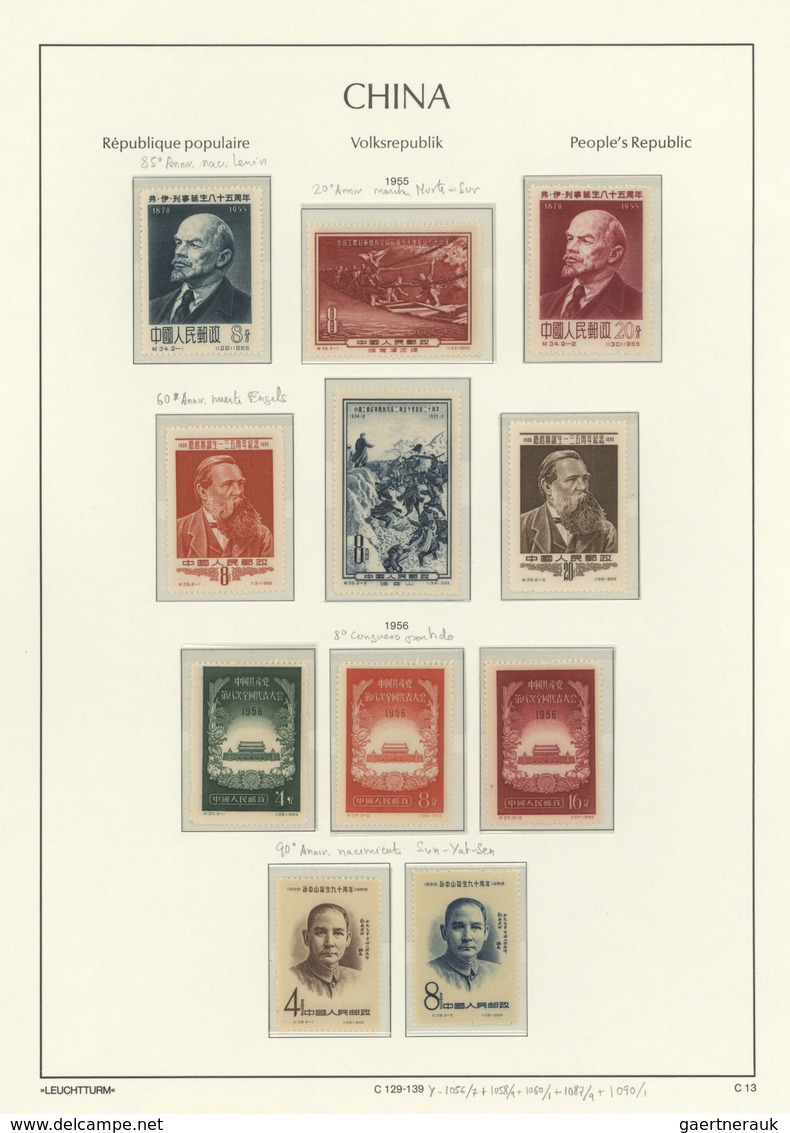 China - Volksrepublik: 1949/2013, largely complete collection of the PRC, including a number of s/s,