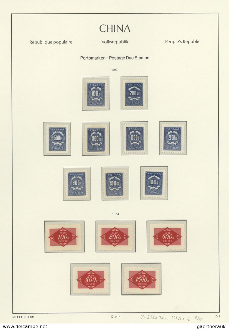 China - Volksrepublik: 1949/2013, largely complete collection of the PRC, including a number of s/s,