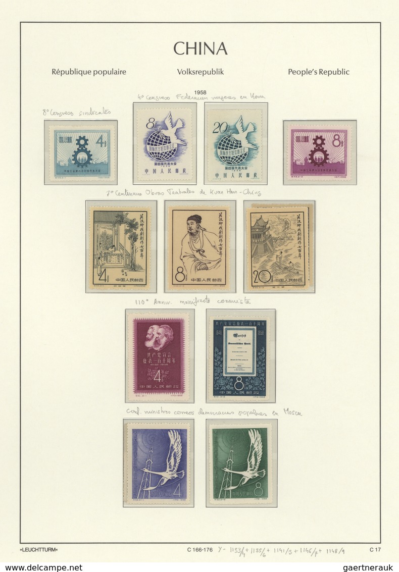 China - Volksrepublik: 1949/2013, largely complete collection of the PRC, including a number of s/s,