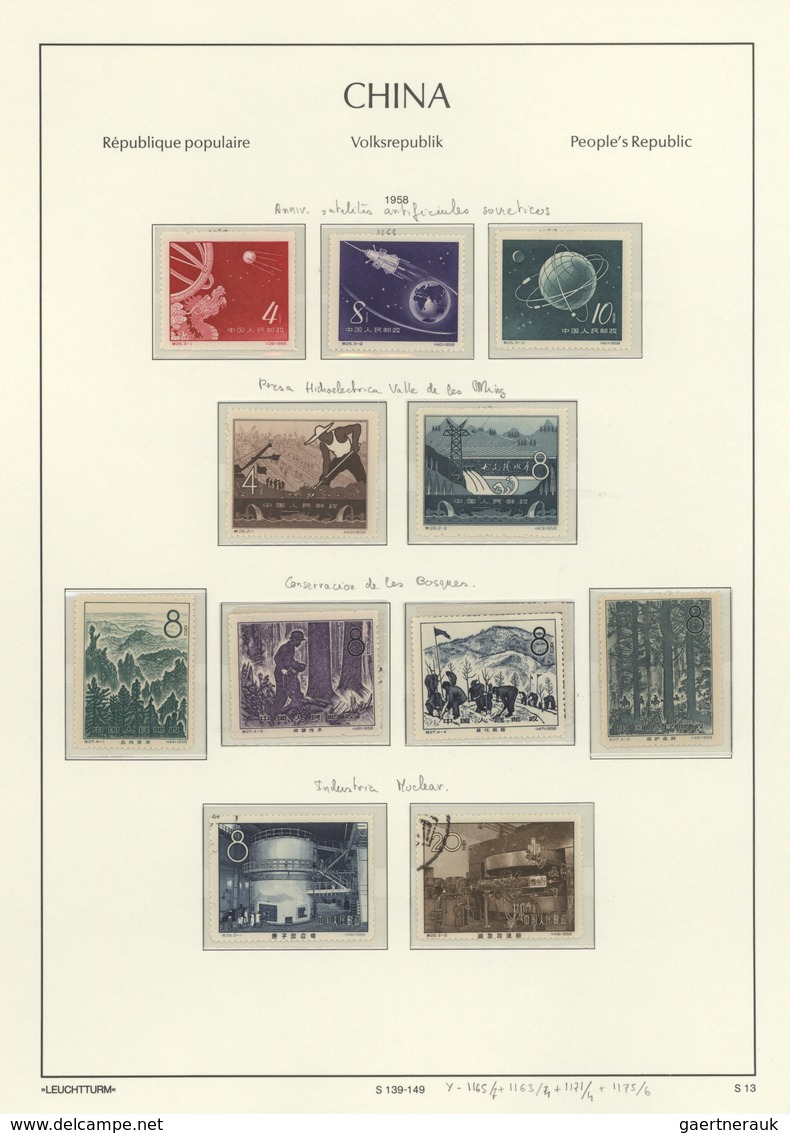 China - Volksrepublik: 1949/2013, largely complete collection of the PRC, including a number of s/s,