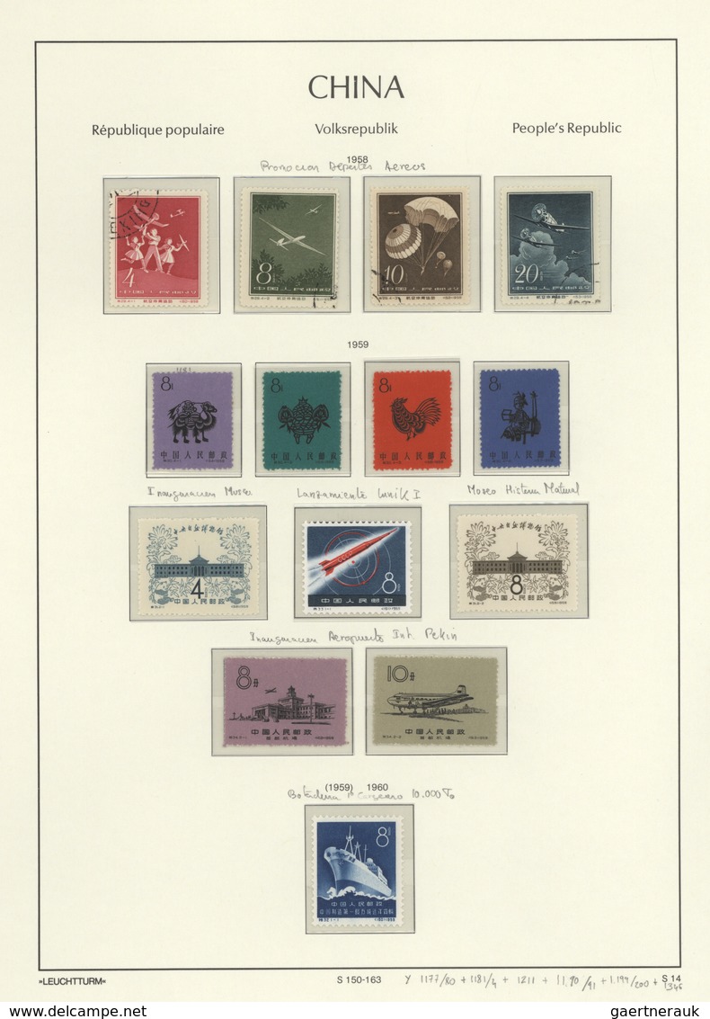 China - Volksrepublik: 1949/2013, largely complete collection of the PRC, including a number of s/s,