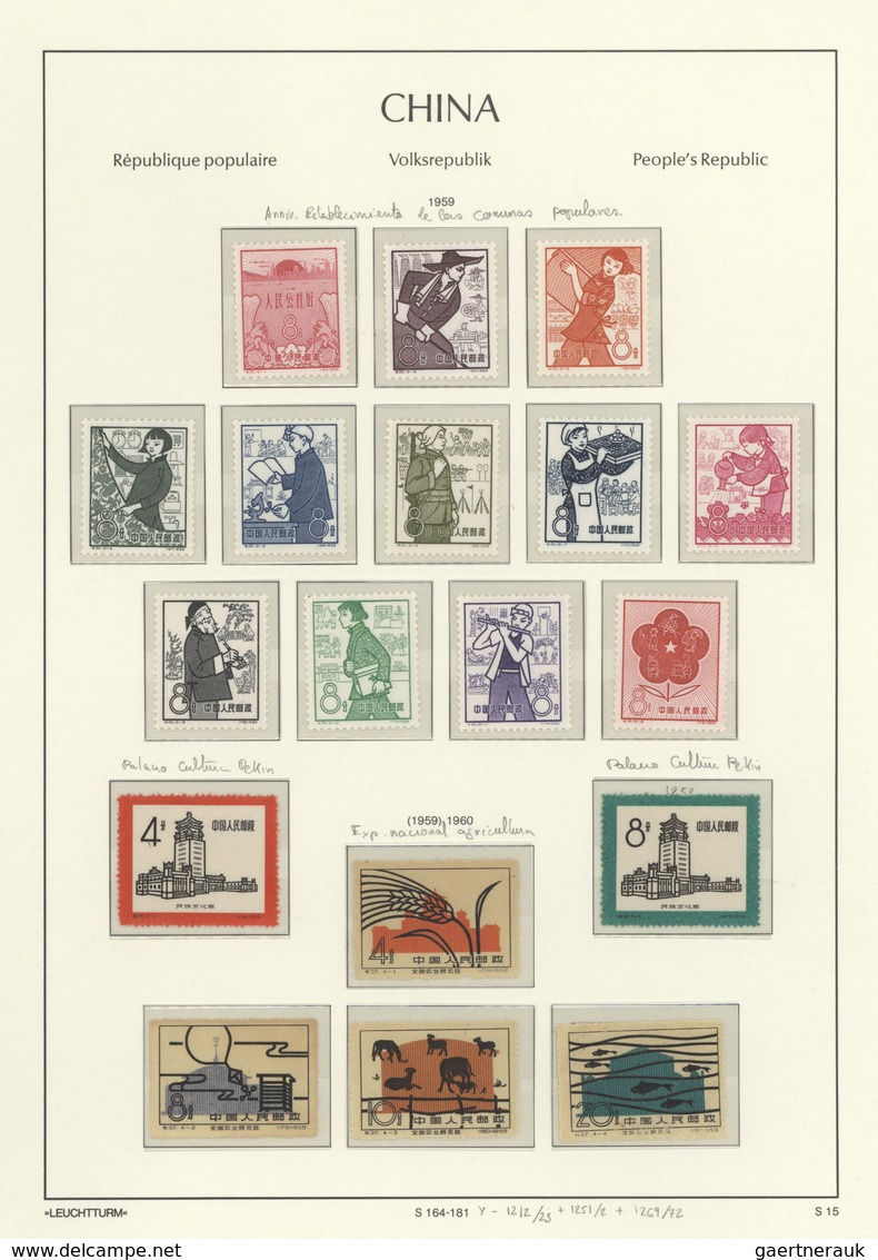 China - Volksrepublik: 1949/2013, largely complete collection of the PRC, including a number of s/s,