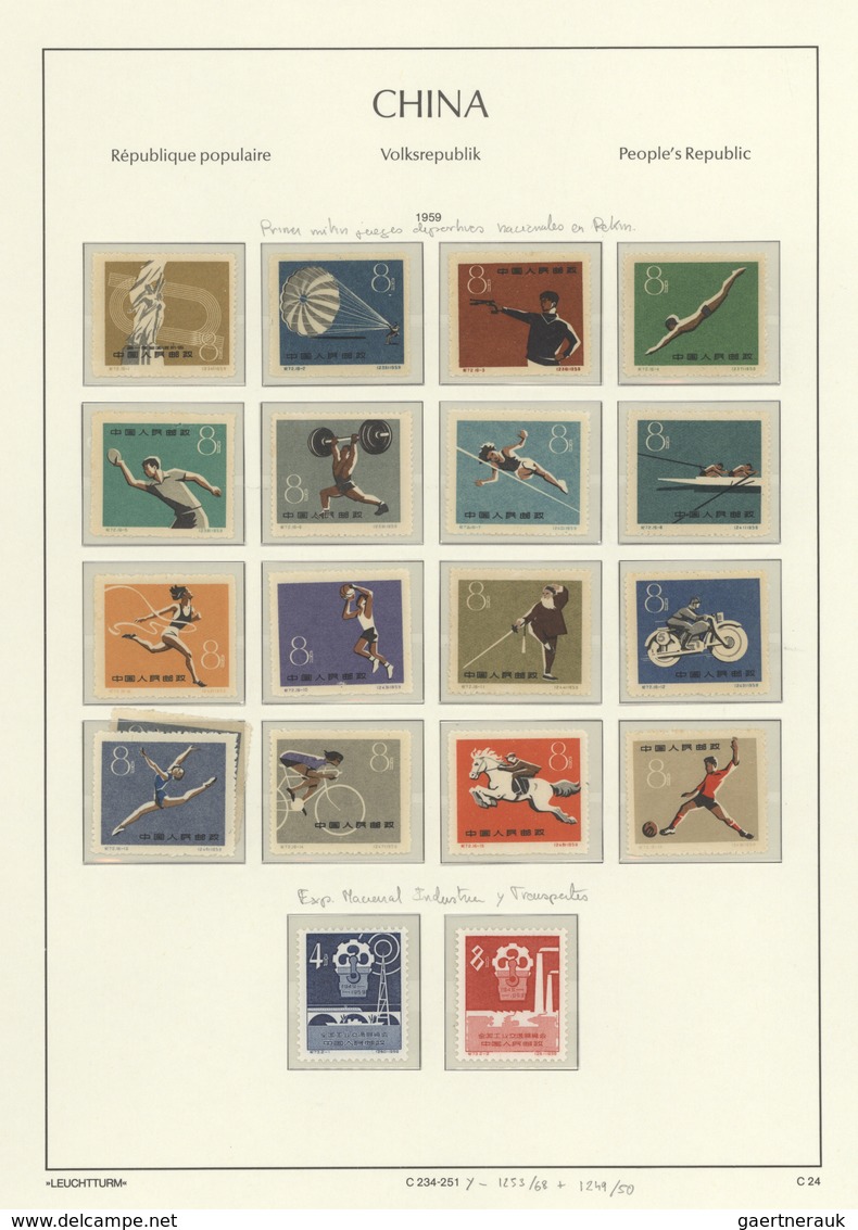 China - Volksrepublik: 1949/2013, largely complete collection of the PRC, including a number of s/s,