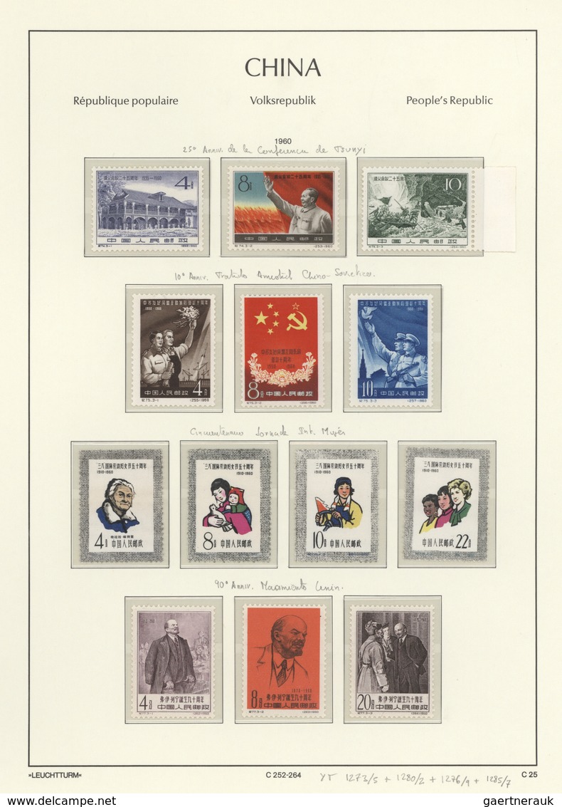 China - Volksrepublik: 1949/2013, largely complete collection of the PRC, including a number of s/s,