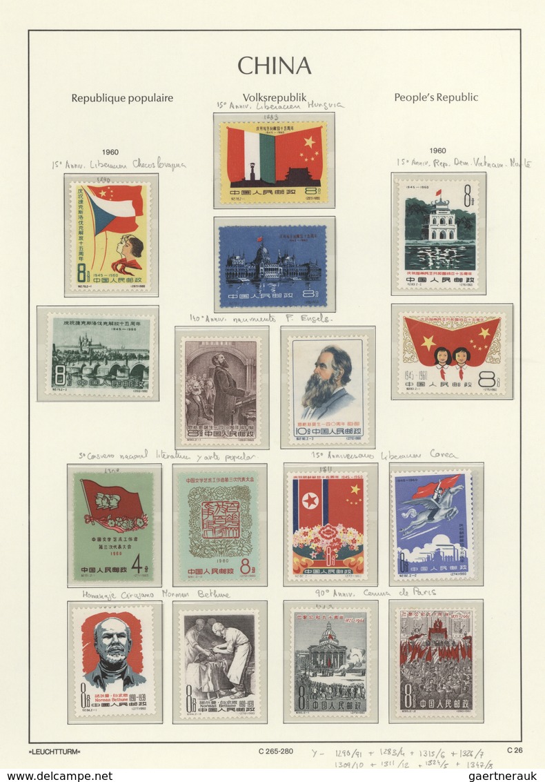 China - Volksrepublik: 1949/2013, largely complete collection of the PRC, including a number of s/s,