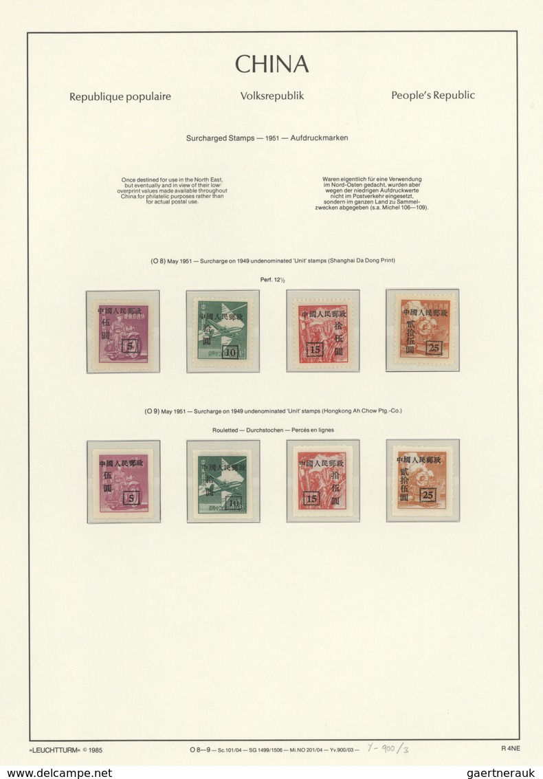 China - Volksrepublik: 1949/2013, largely complete collection of the PRC, including a number of s/s,