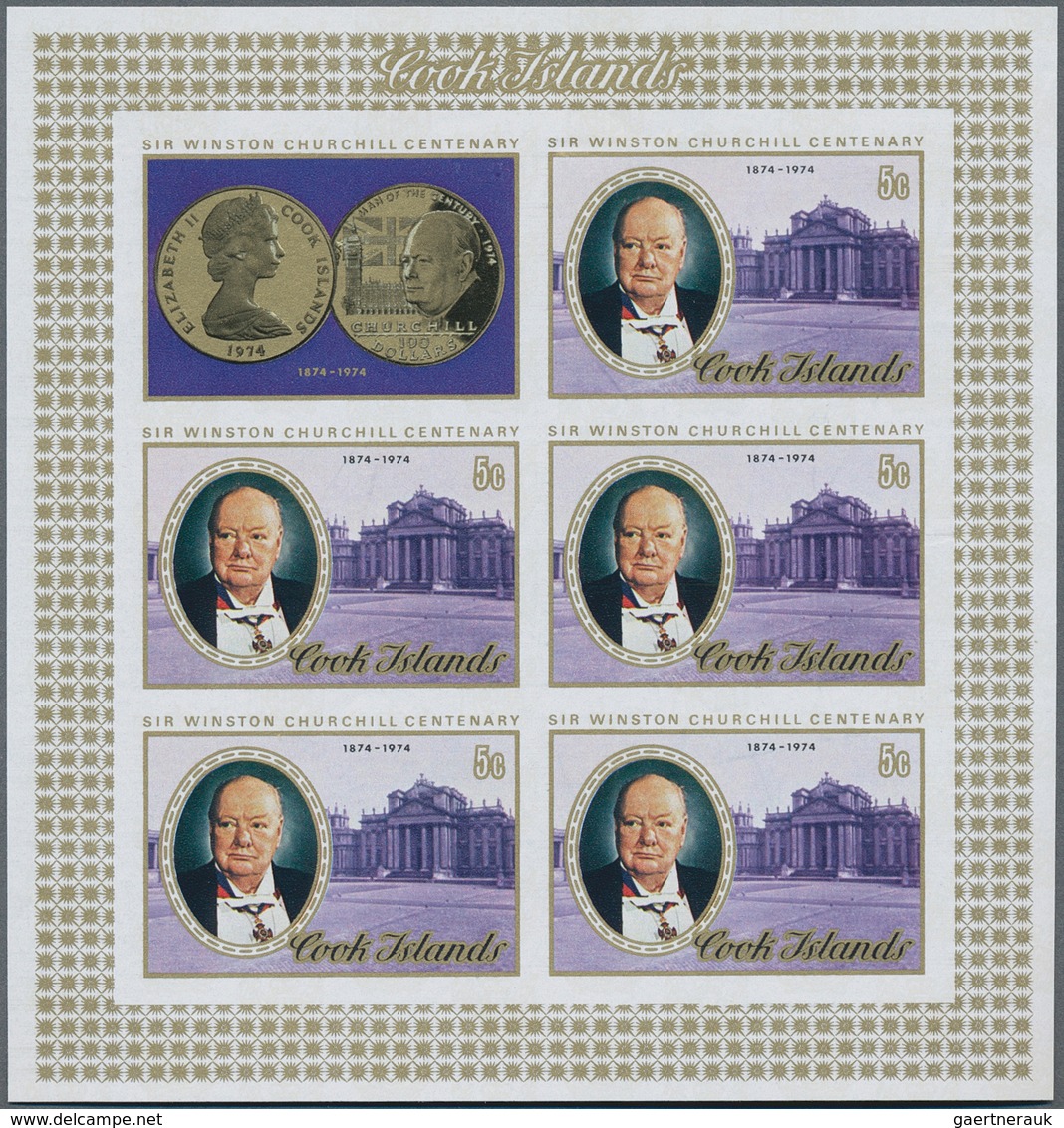 Cook-Inseln: 1967/1989. Lot Of 6,029 IMPERFORATE (instead Of Perforated) Stamps Inclusive Souvenir A - Islas Cook