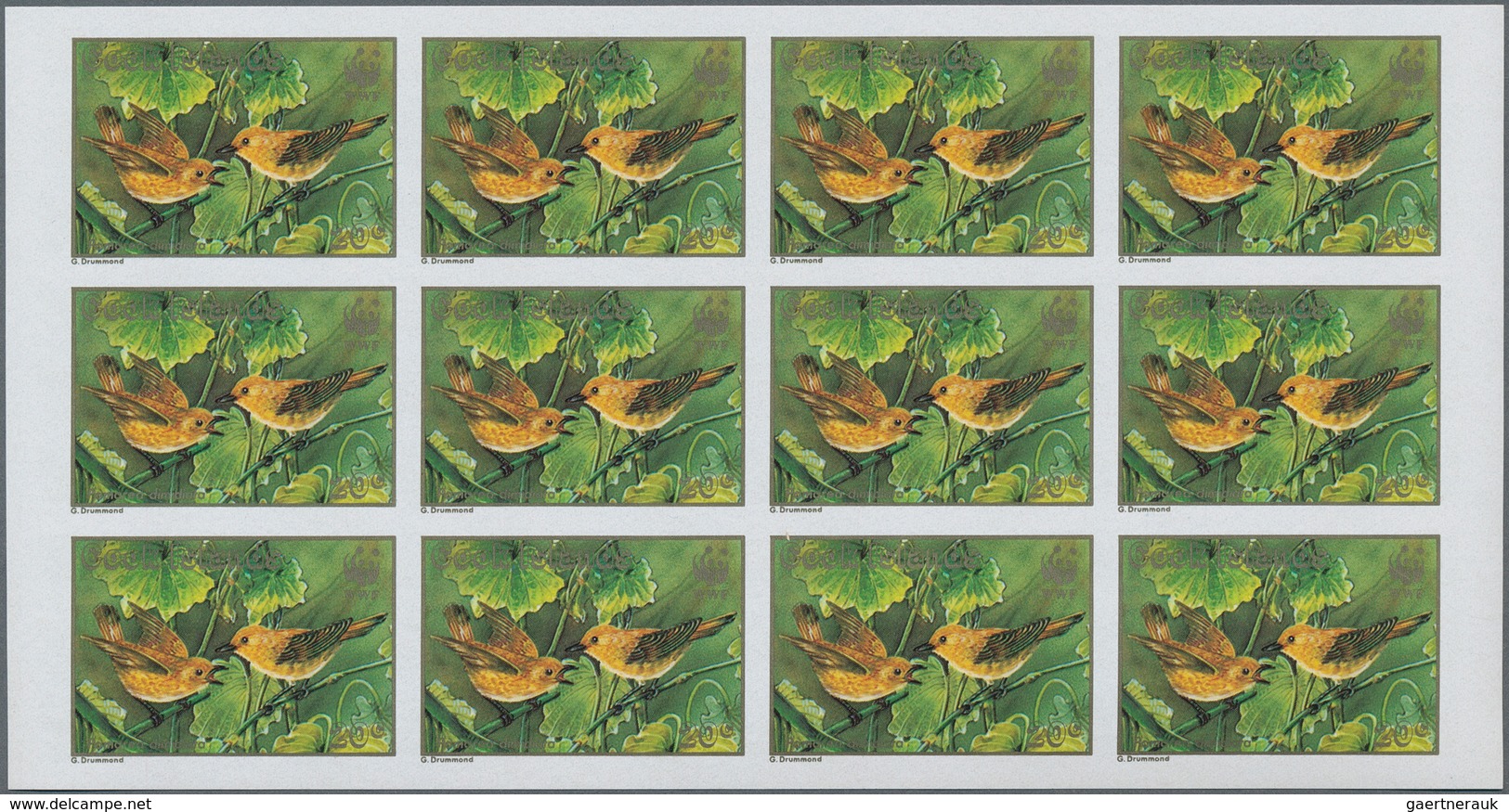 Cook-Inseln: 1967/1989. Lot of 6,029 IMPERFORATE (instead of perforated) stamps inclusive souvenir a