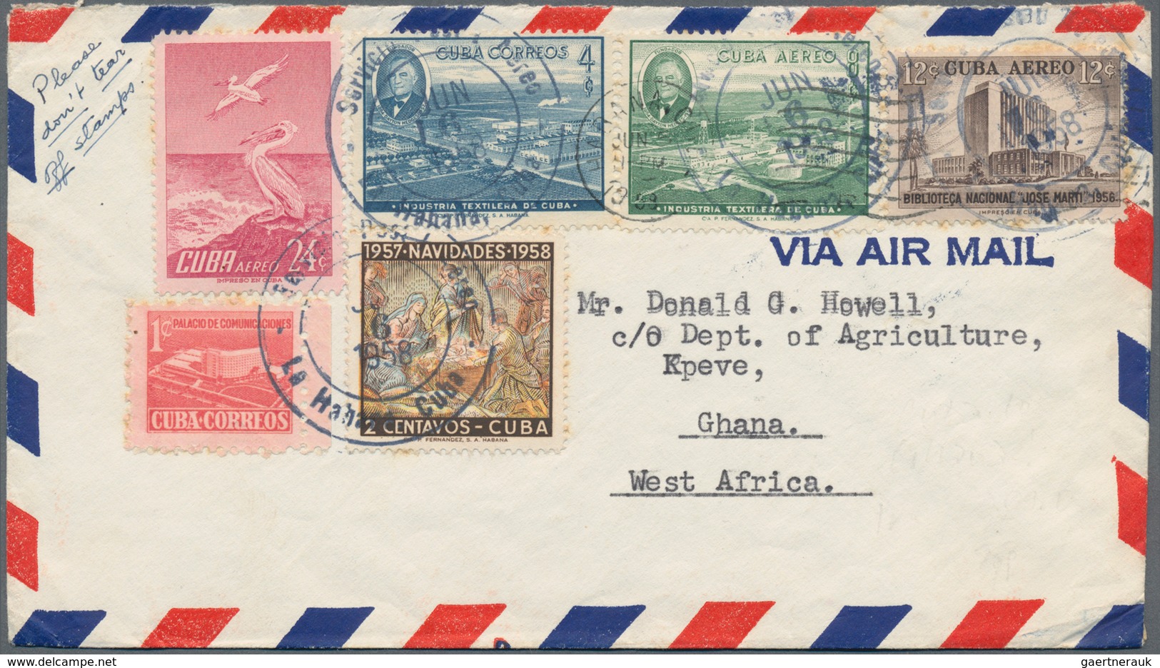 Cuba: 1880/1945, 33 Covers And Cards Wuth Some Better Item E.g. 1882 10 Cent Stationery Card Type II - Autres & Non Classés