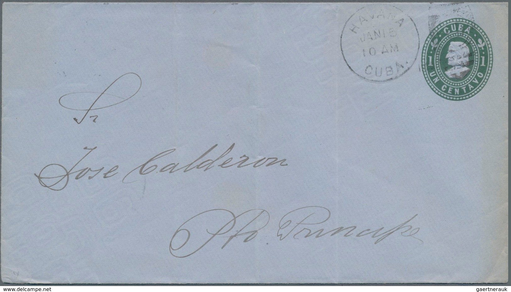 Cuba: 1899, Spanish American War : Columbus Eight Different Postal Stationery Envelopes (one Surchar - Otros & Sin Clasificación