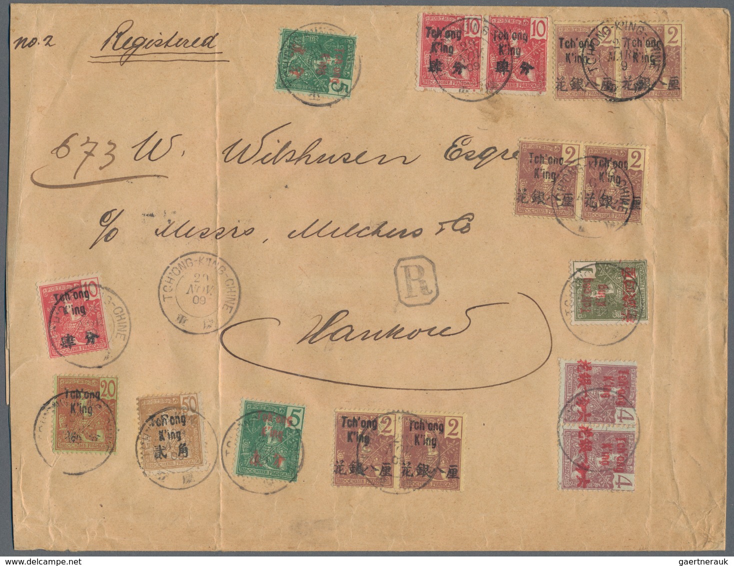 Französisch-Indochina - Postämter In Südchina: 1901/19, Canton-Yunnanfou, Mounted Mint (inc. LH) And - Other & Unclassified