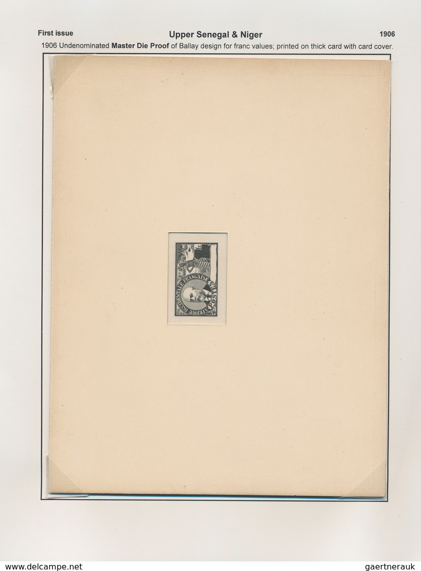 Französisch-Sudan: 1887/1951, exhibition collection "The Evolution of French Sudan & Niger" on 158 p