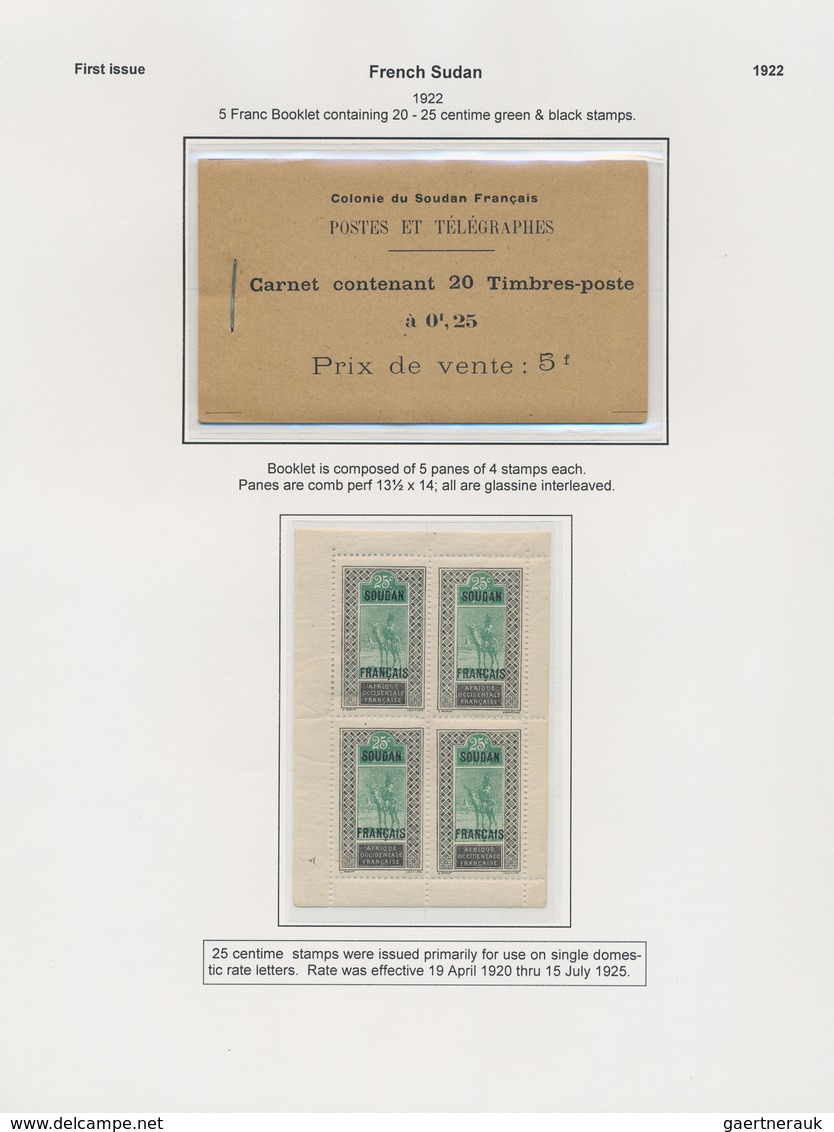 Französisch-Sudan: 1887/1951, exhibition collection "The Evolution of French Sudan & Niger" on 158 p