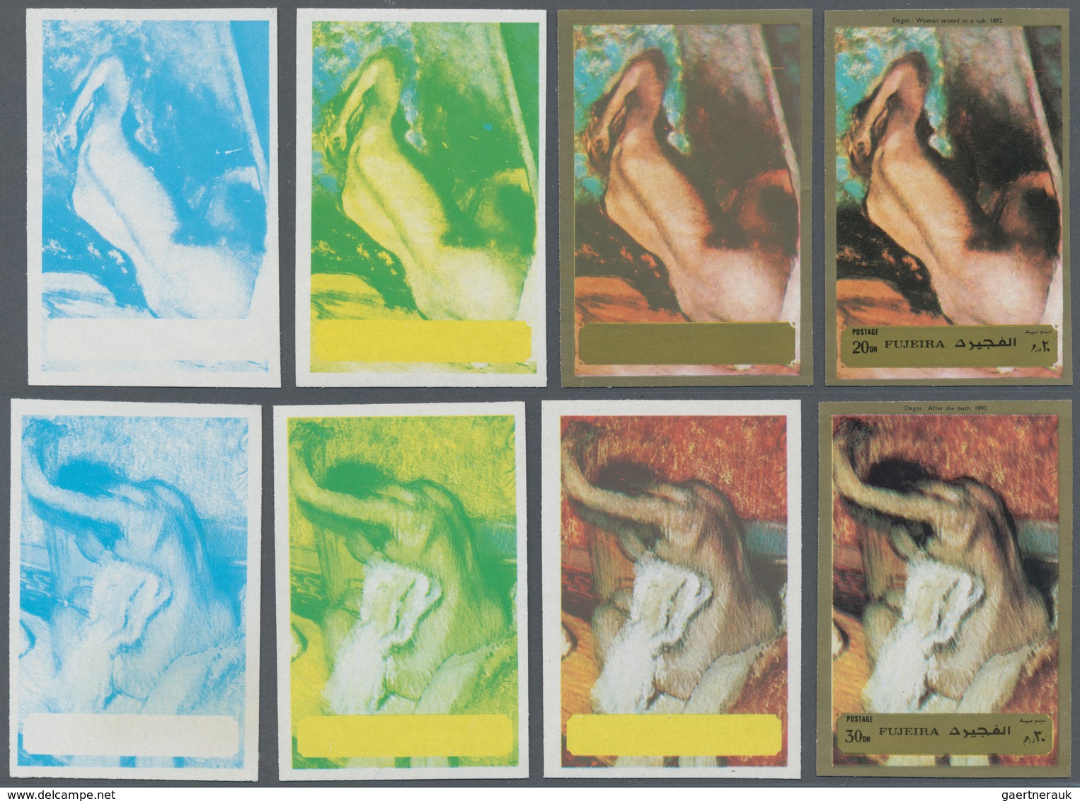 Fudschaira / Fujeira: 1969/1972, assortment incl. de luxe sheets on registered covers, further unadd