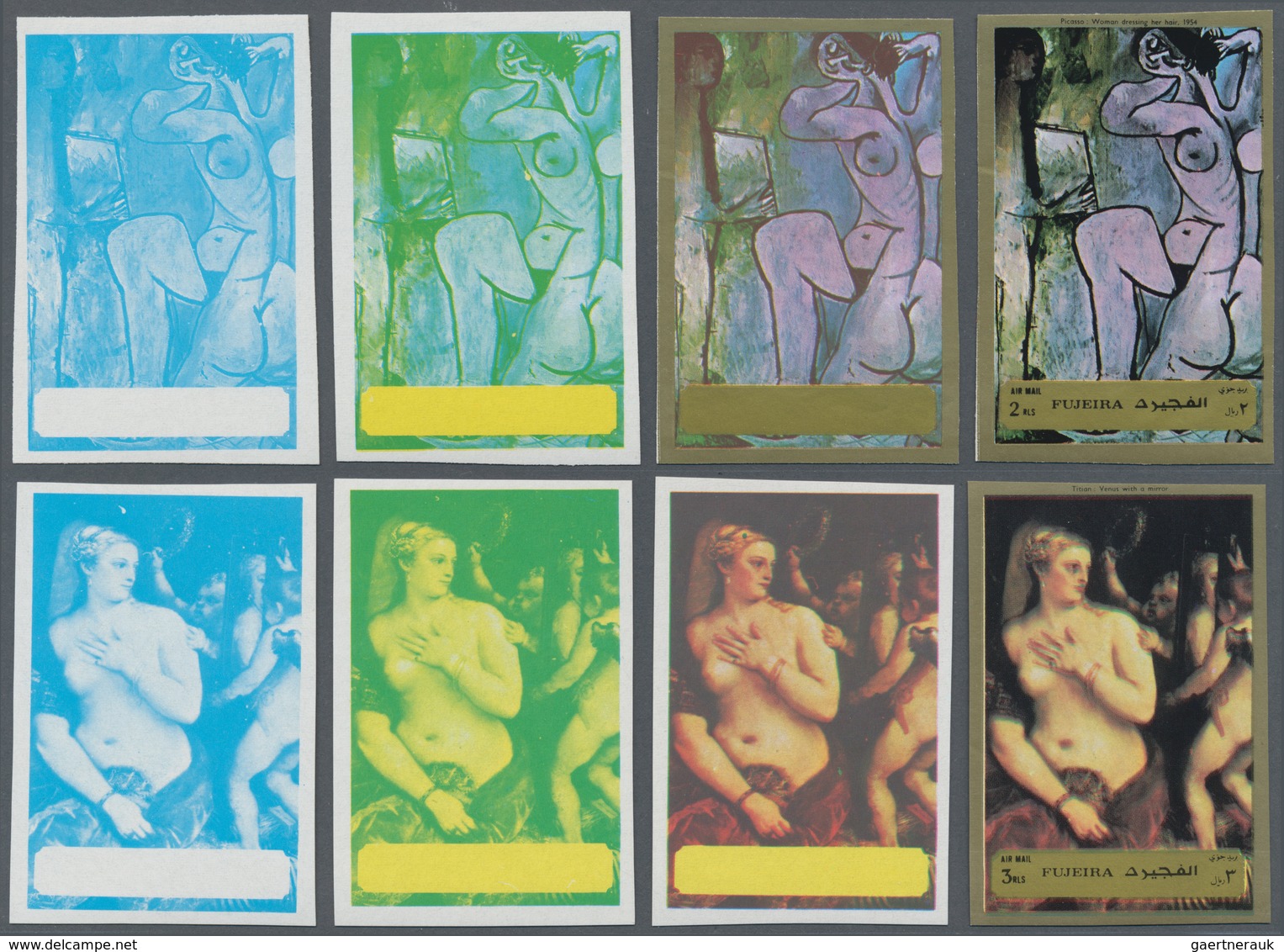 Fudschaira / Fujeira: 1969/1972, assortment incl. de luxe sheets on registered covers, further unadd