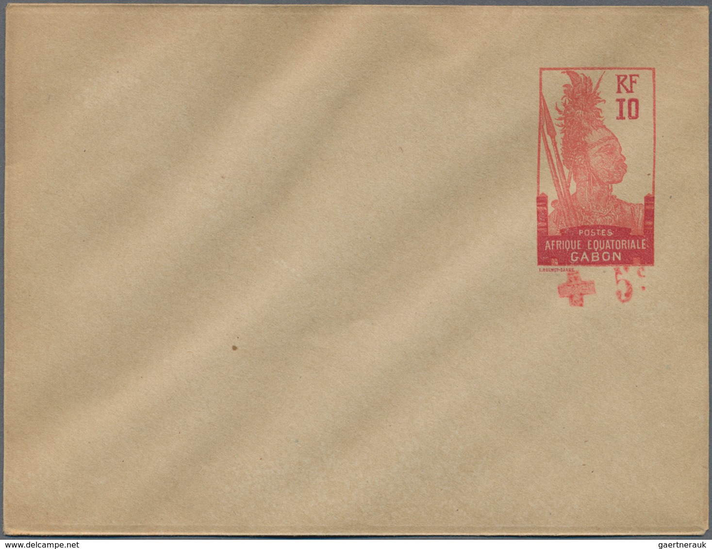 Gabun: 1905/22 Ca. 70 Unused Postal Stationery (cards, Double Cards, Letters And Envelopes), Also Be - Gabon (1960-...)