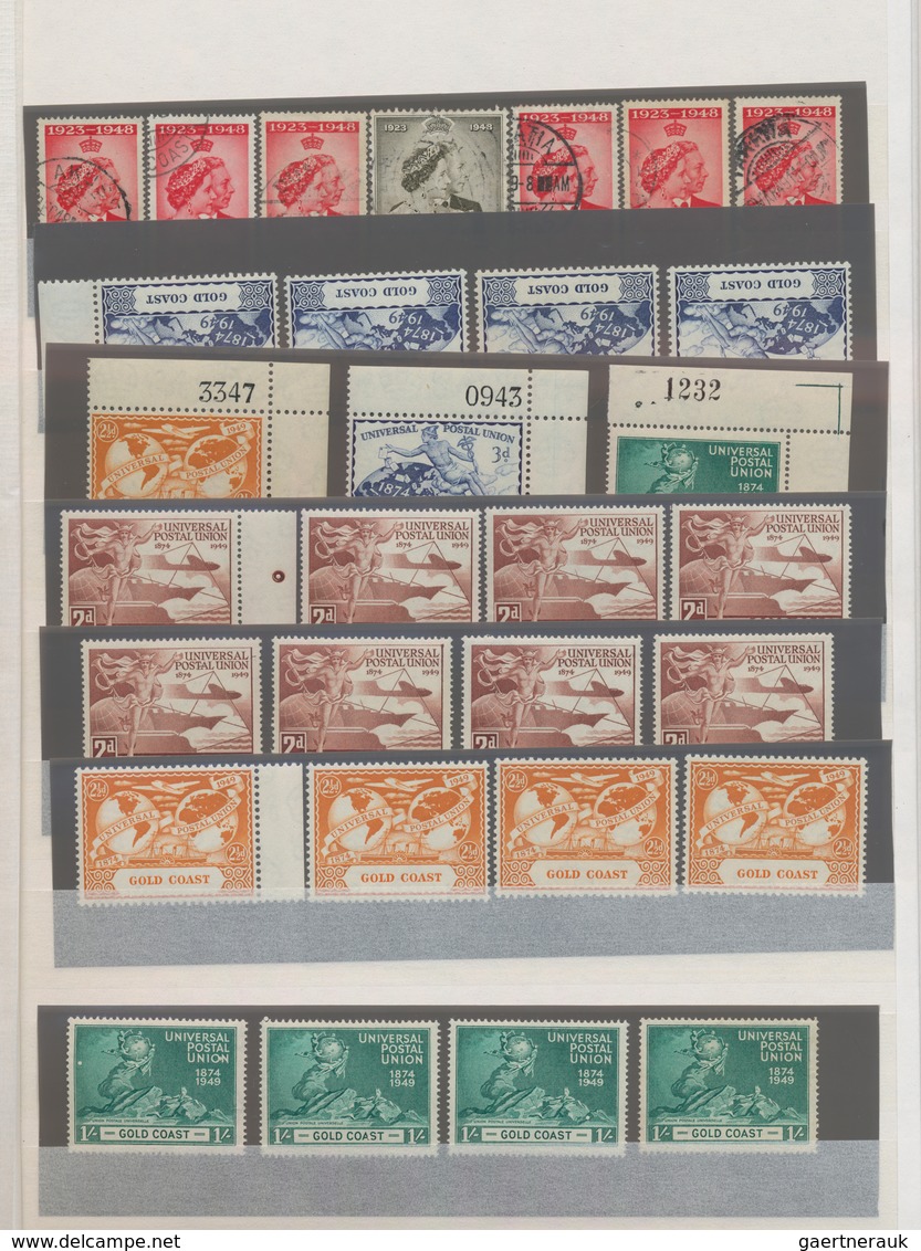 Goldküste: 1880/1950 (ca.), Comprehensive Mint And Used Accumulation In A Stockbook With Plenty Of M - Goldküste (...-1957)