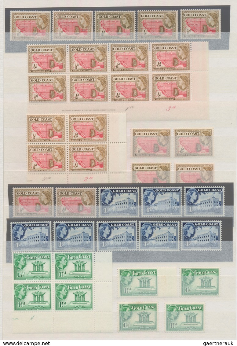 Goldküste: 1880/1950 (ca.), Comprehensive Mint And Used Accumulation In A Stockbook With Plenty Of M - Côte D'Or (...-1957)