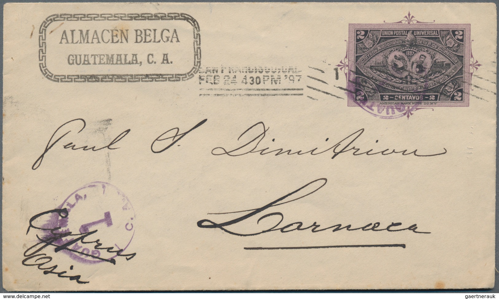 Guatemala: 1795/1941, 17 Covers And Cards Starting With A Prephilatelic Folded Letter Sheet. Ongoing - Guatemala