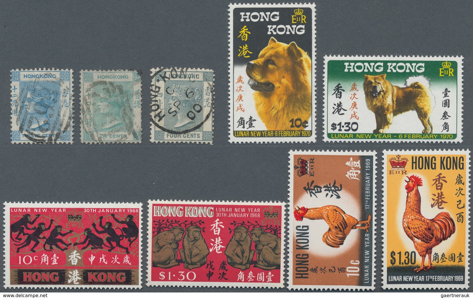 Hongkong: 1862/2001, Collectionfrom QV, Earlier Issues Used, 1937 Onwards Also Mint Never Hinged And - Otros & Sin Clasificación