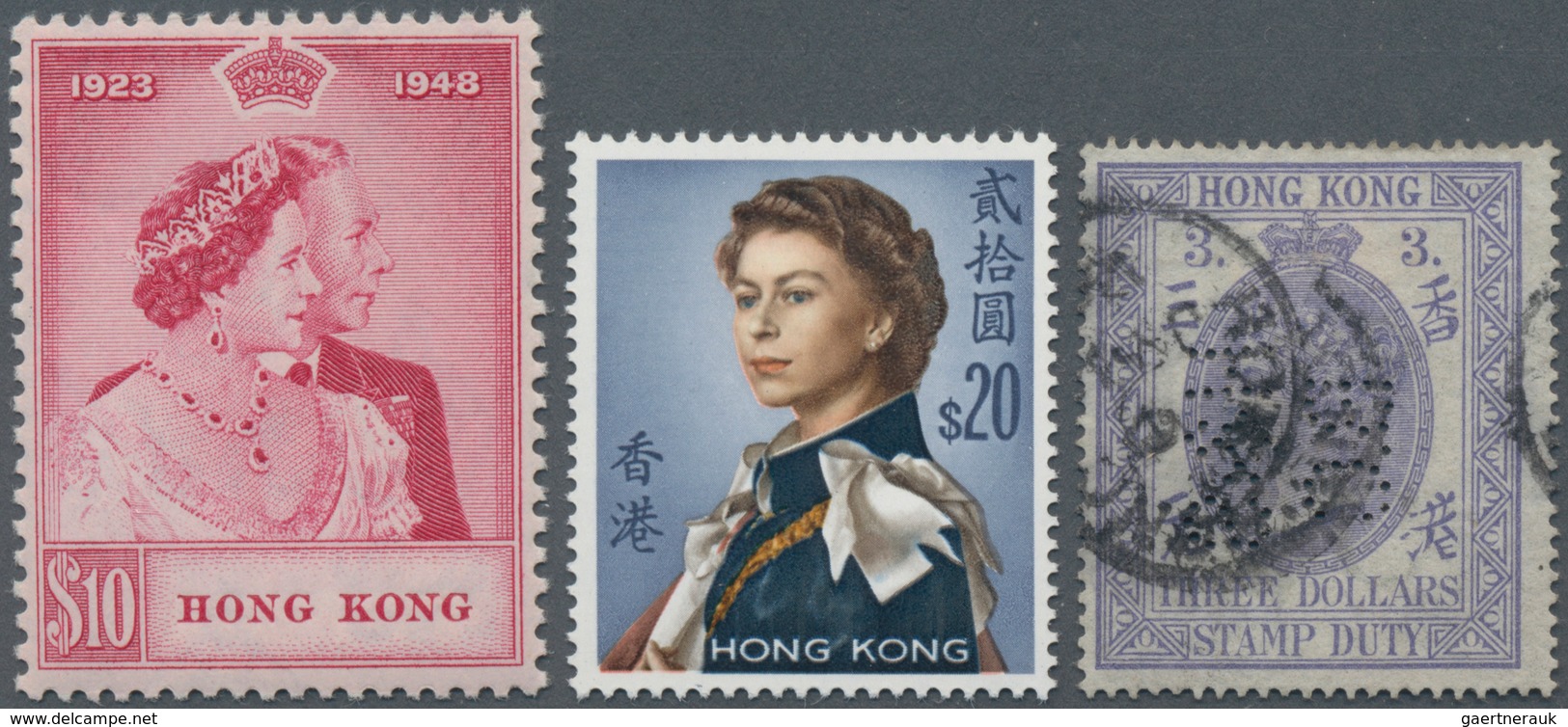 Hongkong: 1862-1975, Collection In Lindner Album Starting First Issues, Good Part China Cancellation - Andere & Zonder Classificatie