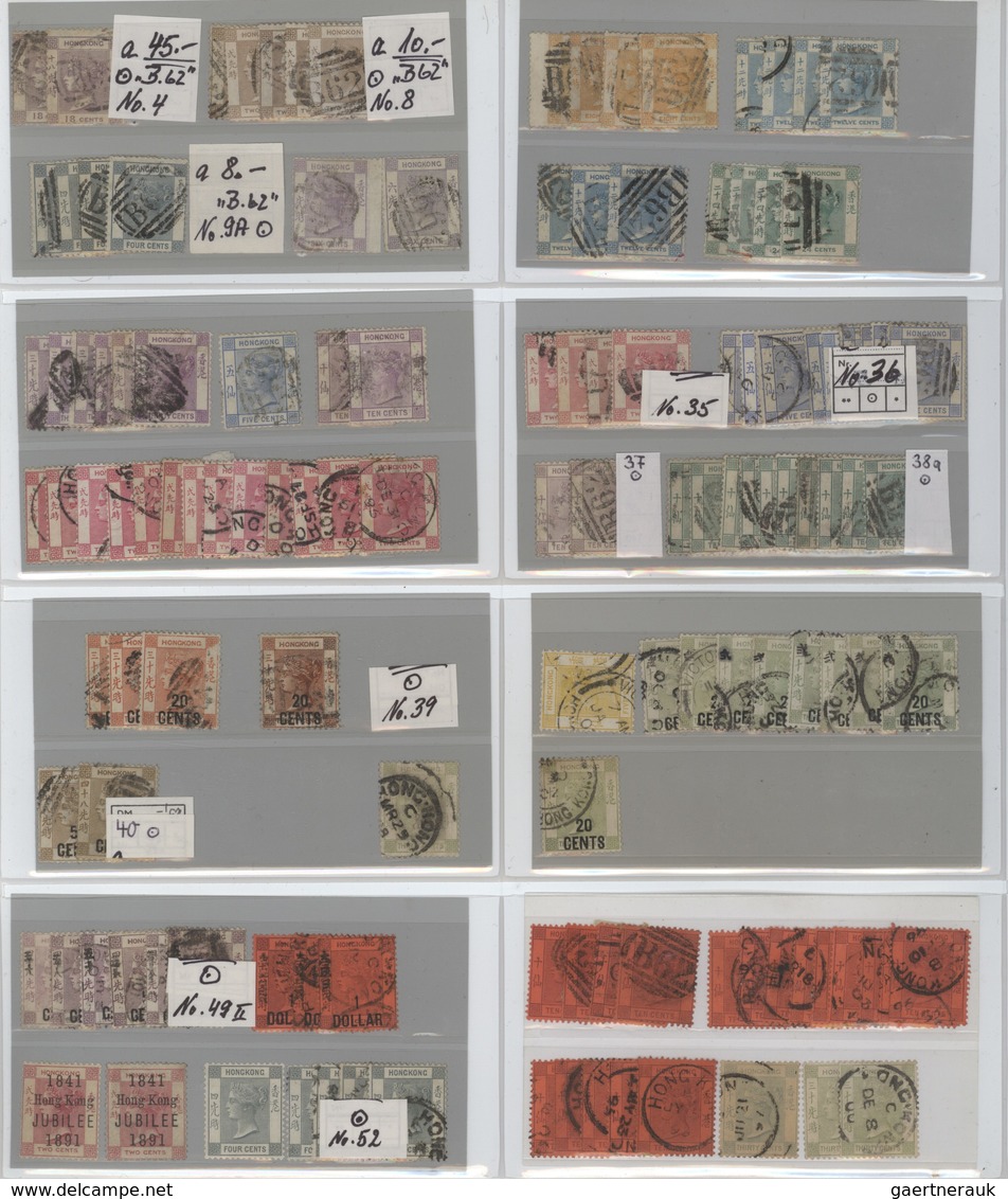 Hongkong: 1870/2002 (ca.), Dealer Stock From Victorian Issues To Around 2002, MNH, MH And Used, Almo - Other & Unclassified