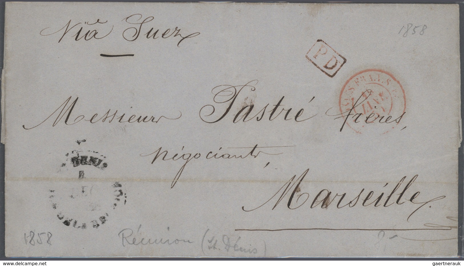 Indien - Vorphilatelie: 1807-1860 Ca.- HANDSTRUCK COVERS: Collection Of 49 Stampless Covers, Many Wr - ...-1852 Prephilately