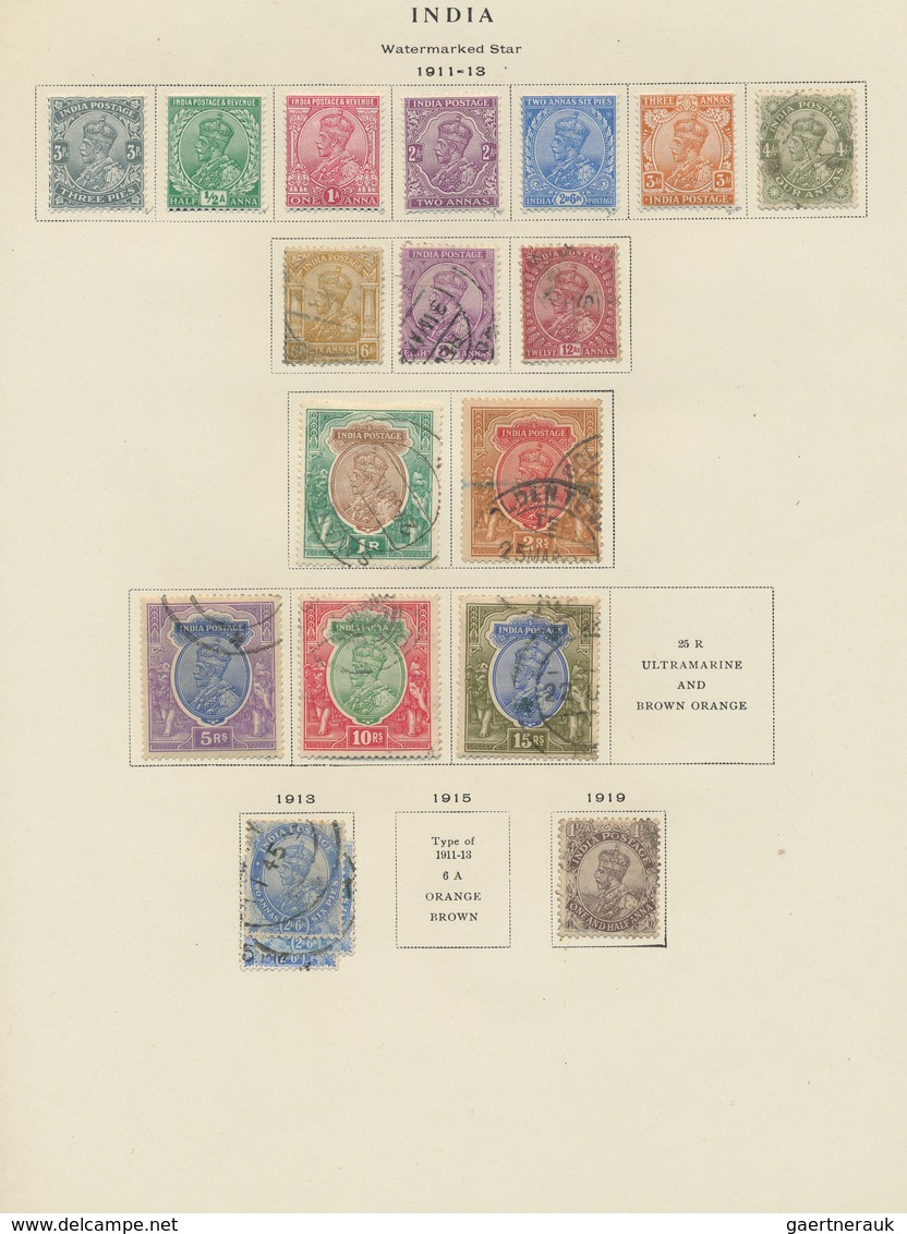 Indien: 1854/1956, Mint And Used Collection In A Scott Album, From Some Classic Issues, QV-KGV High - 1854 Compagnie Des Indes