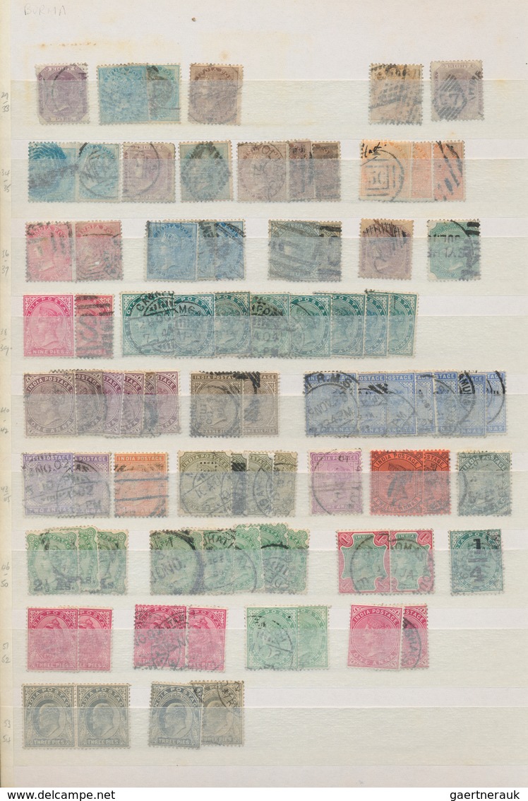 Indien: 1870/1950 (ca.), India/states, Used And Mint Accumulation In Two Stockbooks With Pelnty Of M - 1854 Compagnie Des Indes