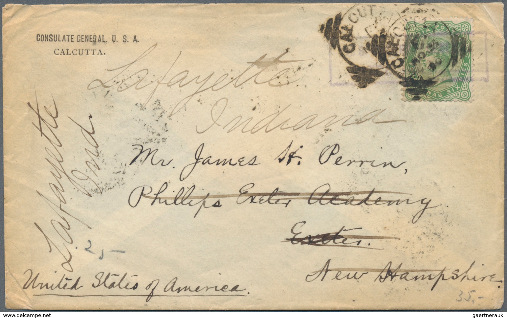 Indien: 1880's-1950's: About 300 Covers, Postcards And Postal Stationery Items, From British India, - 1854 Compagnie Des Indes