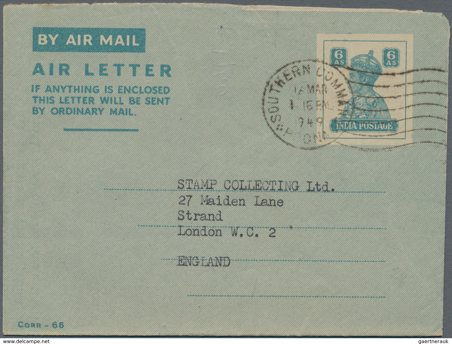 Indien - Ganzsachen: 1948/90 (ca.) AEROGRAMMES Accumulation Of Ca. 577 Airletters Mostly Unused Or C - Zonder Classificatie