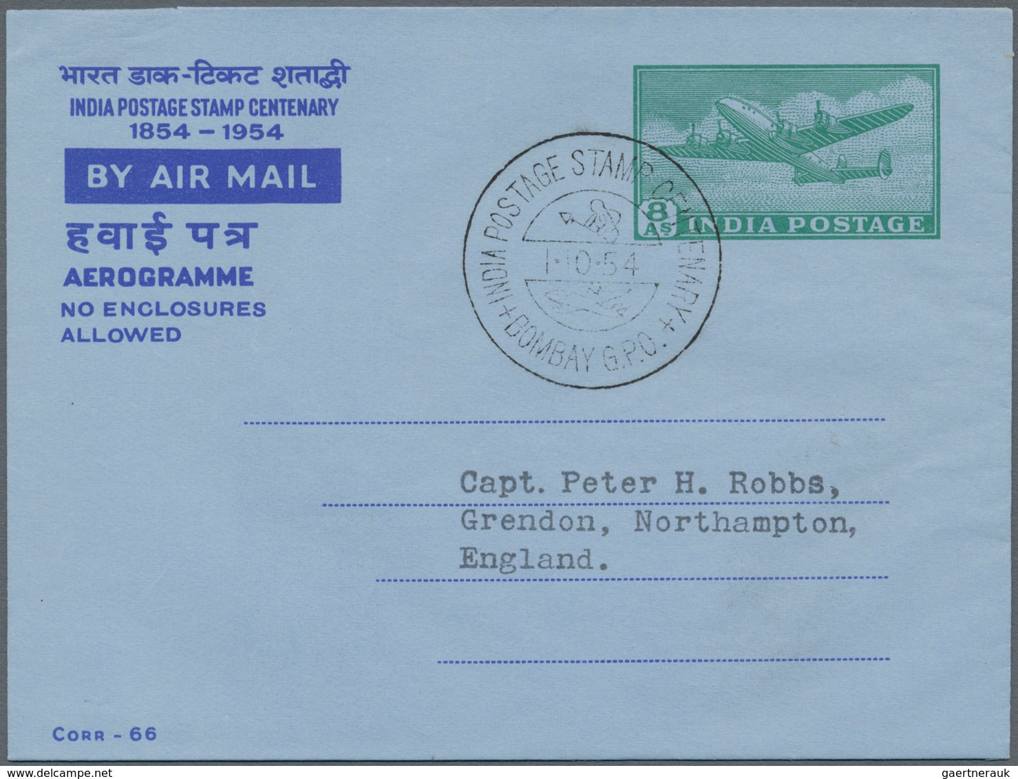 Indien - Ganzsachen: 1948/90 (ca.) AEROGRAMMES Accumulation Of Ca. 577 Airletters Mostly Unused Or C - Non Classés