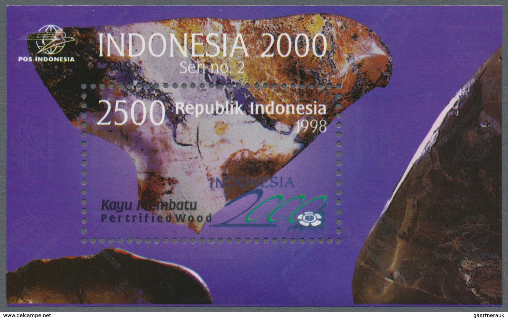 Indonesien: 1996/1998, Investment Lot Of Four Different Miniature Sheets In Different Quantities Mos - Indonésie