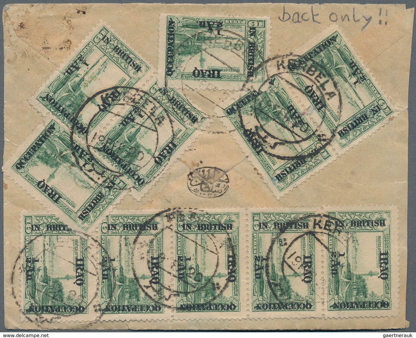 Irak: 1919-1942, Group Of 24 Covers Including One Postal Stationery Card And A Back Only, With Vario - Iraq