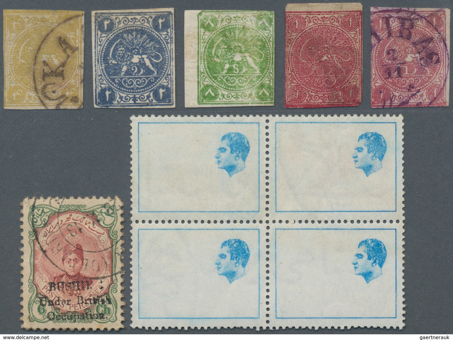 Iran: 1870-1980 Ca., Small Album Containing First Issues, Few Signed Sadri, To Modern Varieties, Per - Irán