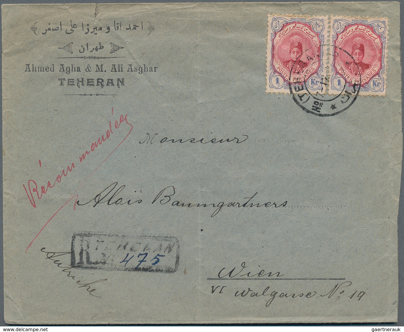 Iran: 1876/1976 (ca.), Outstanding Accumulation Of More Than 130 Pieces, Covers, Parcel Bills And Po - Irán