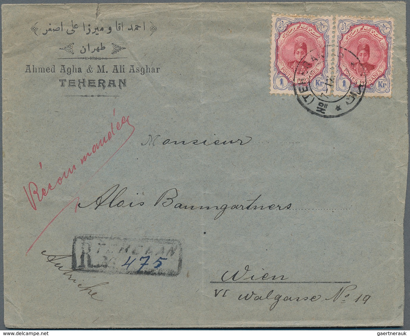 Iran: 1876/1976 (ca.), Outstanding Accumulation Of More Than 130 Pieces, Covers, Parcel Bills And Po - Iran