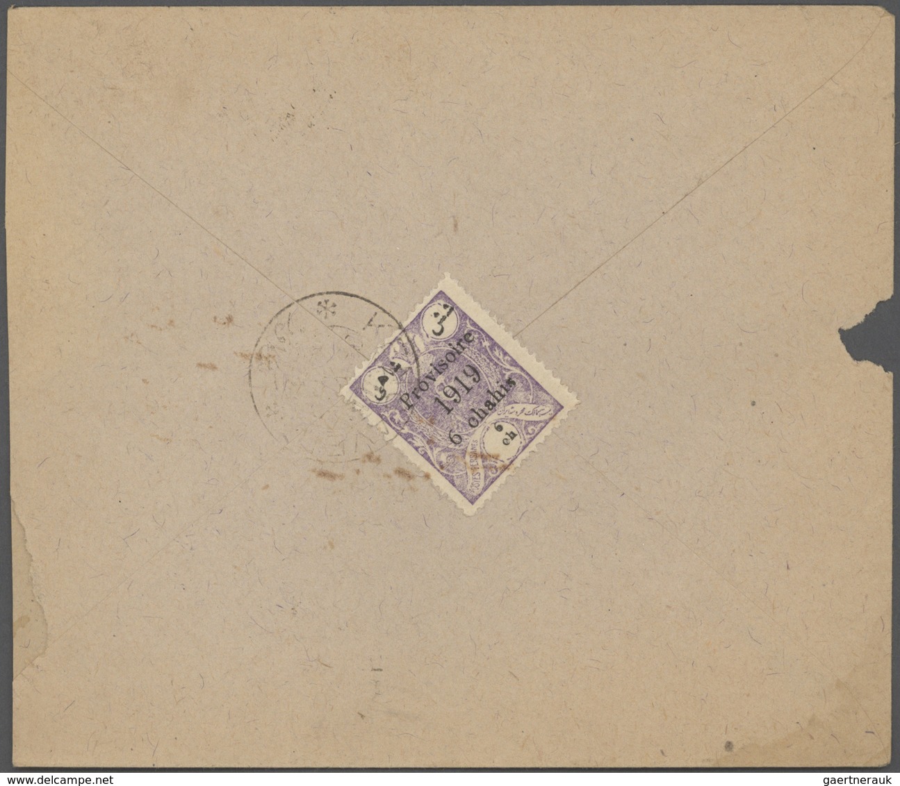 Iran: 1914-18 Ca., 8 Covers Franked With Overprinted Issues, Censors WW I, Some Different, Fine Grou - Iran