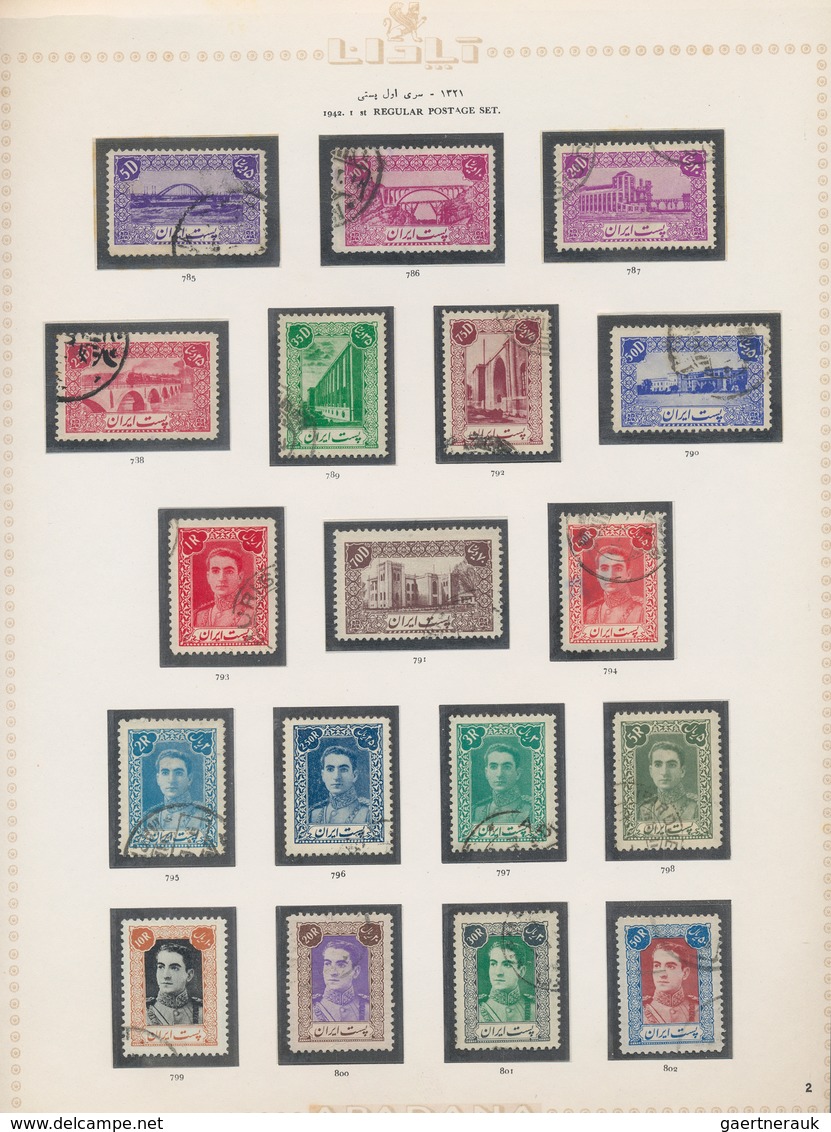 Iran: 1939/1970, Collection In An Iranian Apadana Hingeless Text Form Book, Obviously Complete. Some - Irán